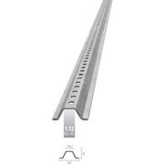 Tapco U-Channel Sign Post, 8'L, 1.12 lbs./ft., Galvanized Post, Holes 30" Down Post 100619